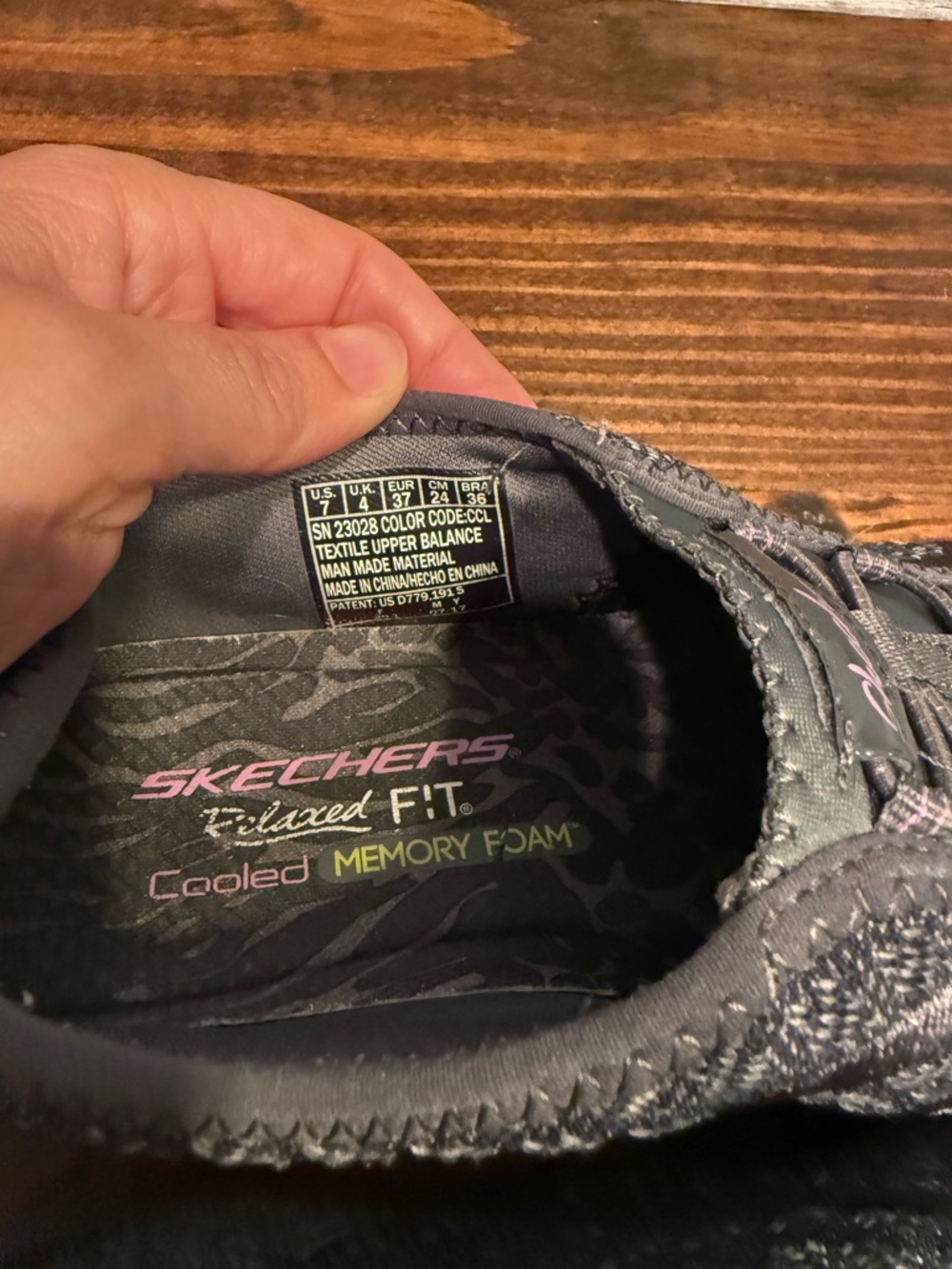 Skechers Womens Active Breathe Easy Fortune knit Slip On Sneaker Gray Sz 7 - Picture 7 of 7